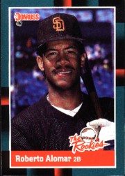1988 Donruss Rookies Baseball Cards    035      Roberto Alomar RC